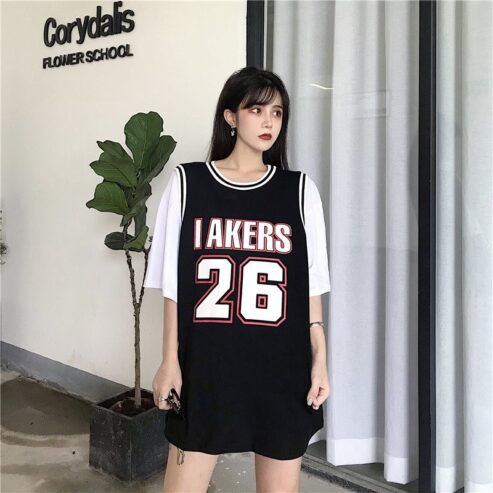 Ao-thun-bong-ro-so-26-phoi-tay-lo-phong-cach-ulzzang-Ao-the-thao-dang-rong-unisex-thoi-trang-nam-nu3